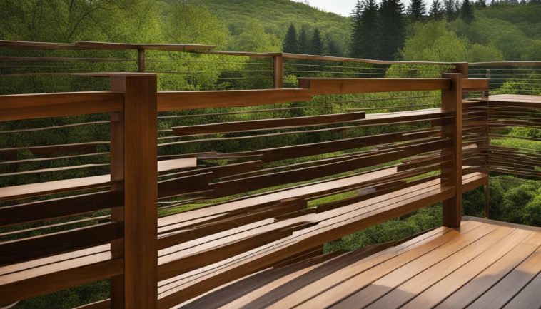Holzgeländer für Terrassen: Design und Sicherheit