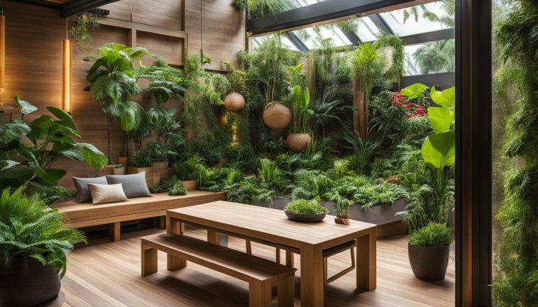 Nachhaltige Materialien für Holzterrassen im Wintergarten