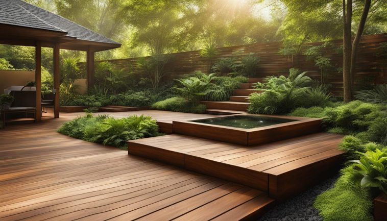 Holz als ökologisches Terrassenmaterial