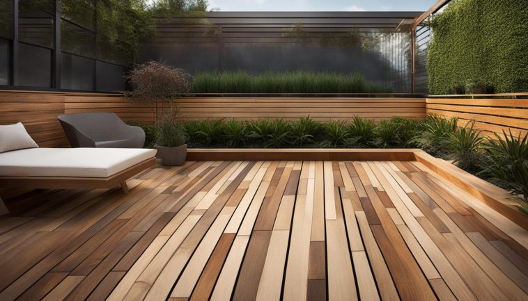 Holzdielen für Terrassendesign: Vielfalt der Muster