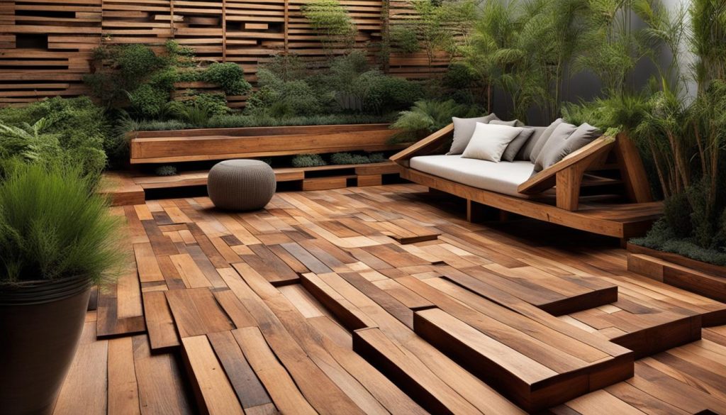 Holzrecycling für Terrassen