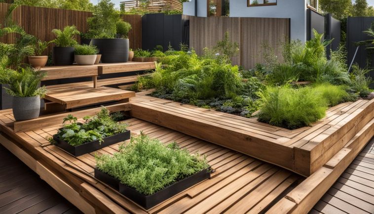 Nachhaltiger DIY-Terrassenbau mit recyceltem Holz