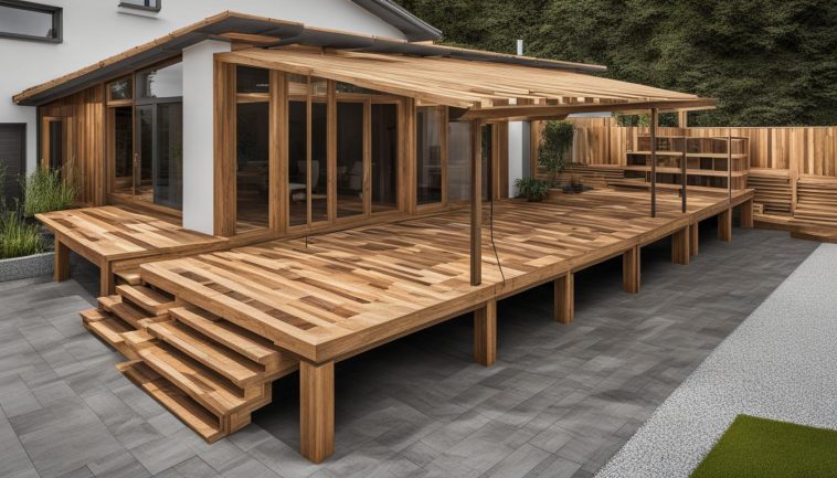 Recycling und Upcycling von Holz für umweltfreundliche Terrassen