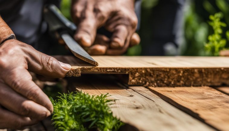 Recycling von Holz für nachhaltige Terrassengestaltung